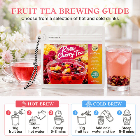 Rose Cherry Fruit Tea