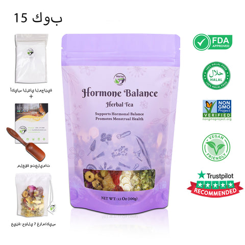 شاي الأعشاب لموازنة الهرمونات